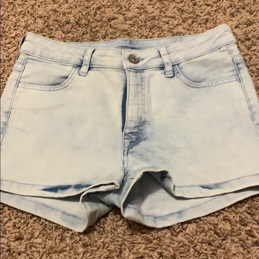 H&M high waist denim shorts